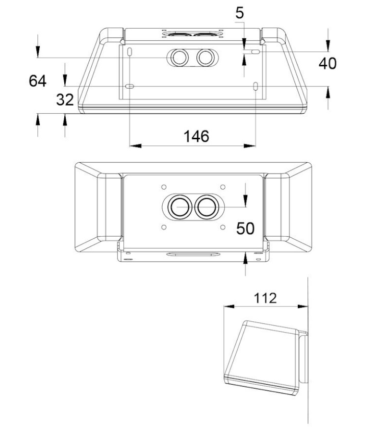 Veggbrakett til Stamina XWT5210